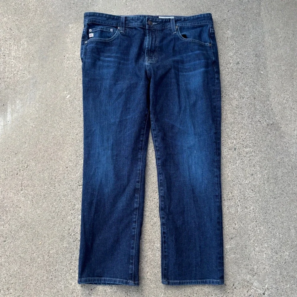 AG Adriano Goldschmied Jeans Everett Slim Straight Men's Jeans Size 36x34 READ - Picture 1 of 3